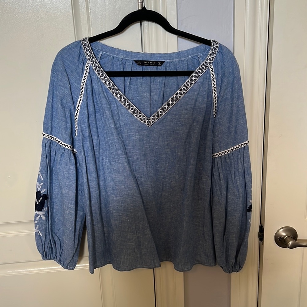 ZARA Long Sleeve Top